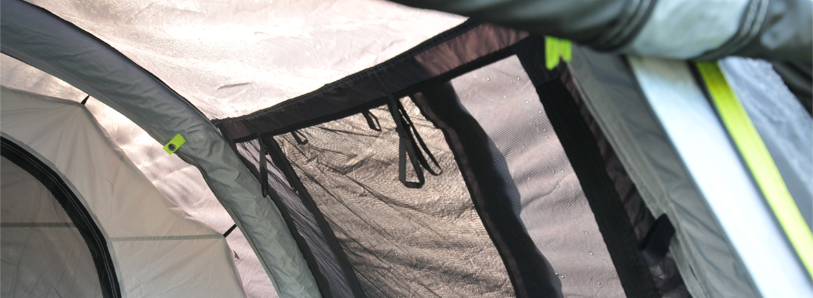 rinfrescare la tenda da campeggio