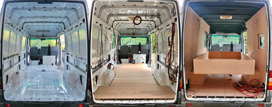 camperizzare un furgone